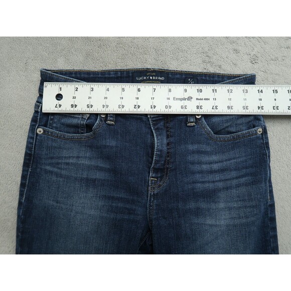Lucky Brand Jeans Women's Size 4R Blue Mid-Rise Ava Skinny Denim 26" Inseam - Picture 16 of 16